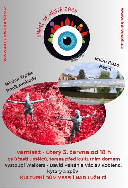 Umění ve městě 2025 Veselí nad Lužnicí - vernisáž